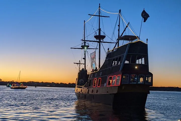 a large ship in a body of water